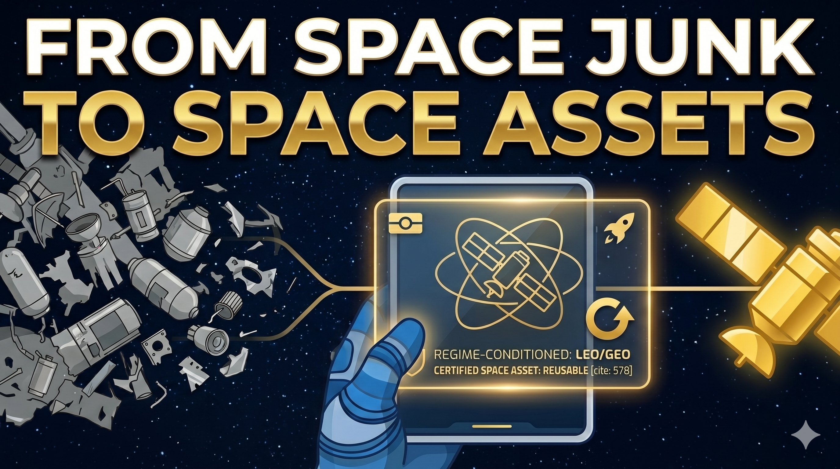 Digital Spacecraft Passport concept: satellite identity card enabling circular space economy
